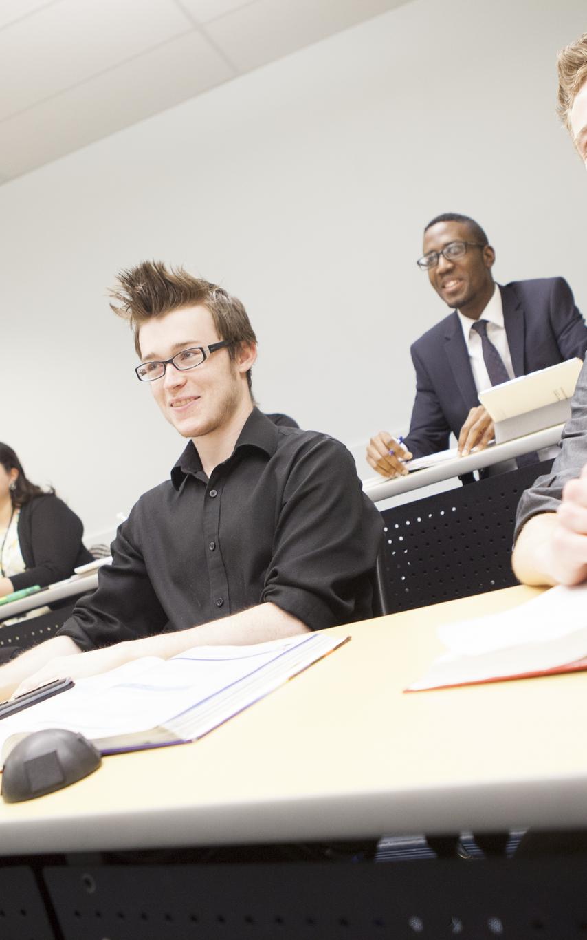 Students in lecture hall